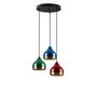 Opviq Lámpara de araña de metal Multicolor con altura ajustable